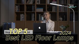 TOP 5 Best LED Floor Lamps for Living Room 2024 [upl. by Dwayne]