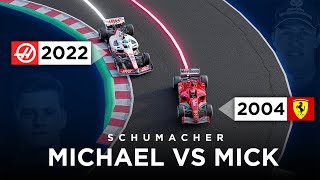 Schumacher vs Schumacher  Can Mick beat Michaels lap time [upl. by Felita]