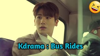 KDrama  Bus Rides  Kdrama funny bus scene [upl. by Leaffar]