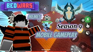 Mobile player Dominates season 9 Roblox Bedwars [upl. by Azeel]