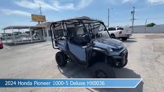 2024 Honda Pioneer 10005 Deluxe HX0036 [upl. by Weinman521]