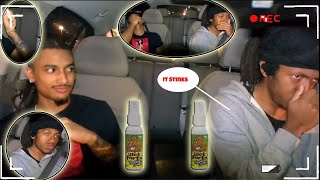 Spraying Fart Spray in My Friend Car [upl. by Amaleta643]