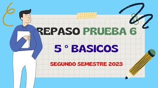 Video de repaso prueba 6 de 5 ° básicos [upl. by Arak]