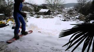 Snowboarding in Escheblach der zweite Versuch [upl. by Rey]