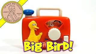 Sesame Street Big Bird Wind Up Radio 1990 Illco Toys [upl. by Coe959]