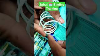 Spiral Binding at Home spiralbinding stampfactory shortvideo [upl. by Eyar416]