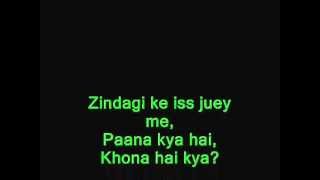 hona hai kya talaash lyricswmv [upl. by Townshend]