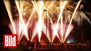 Silvester  RaketenTest in Bremerhaven [upl. by Mossberg]