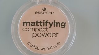 Best Drugstore Compact Powder for Matte Look Essence Mattifying Compact Powder honest Review [upl. by Nadoj]