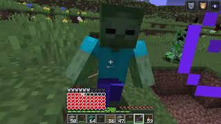 Minecraft pick block amp kill mobs [upl. by Jelsma]