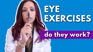 Pencil PushUp Eye Exercises amp Vision Therapy  Eye Doctor Shows You How [upl. by Acinemod]