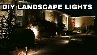 How To Install Landscape Lighting Yourself  Varmtalys Spot Lights and Path Light Review [upl. by Nogaem]