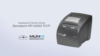 Impressora fiscal Bematech Mp 4000 TH FI MFD [upl. by Ethbin]