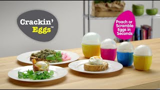 Crackin Eggs microwave egg cooker [upl. by Enelrac]