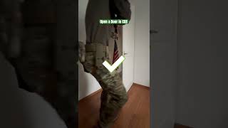 Open a Door in CQB military army airsoftshorts airsoftmilsim airsoftrifles [upl. by Abe]