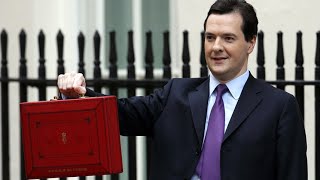 Chancellor emerges from 11 Downing Street with red briefcase [upl. by Schiro279]