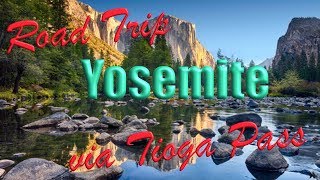 Road Trip Driving Yosemite National Park via Tioga Pass [upl. by Abroms724]