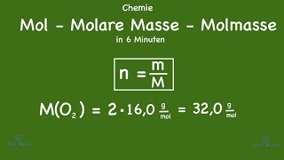 Chemie Mol  Molare Masse  Molmasse [upl. by Babita188]