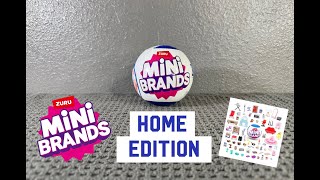 Zuru Mini Brands Home Edition Unboxing [upl. by Assirrac]