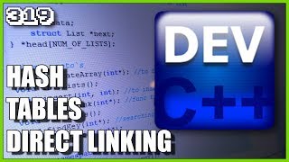 Hash Tables in C Direct Linking method using linked lists [upl. by Airad818]