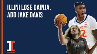 LIVE Illini lose Dainja add Jake Davis [upl. by Gniw]