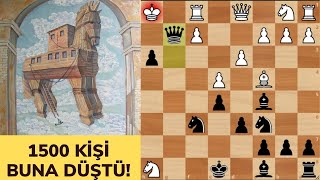 1500 KİŞİNİN DÜŞTÜĞÜ EN ÖLÜMCÜL SATRANÇ TUZAĞI [upl. by Shandie113]