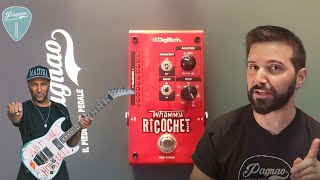 DIGITECH WHAMMY RICOCHET  PITCH SHIFTER PEDAL DEMO TOM MORELLO EFFETC [upl. by Walkling]