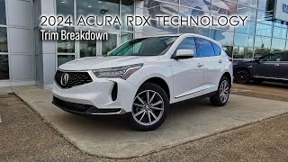 2024 Acura RDX Technology  TRIM BREAKDOWN  West Side Acura in Edmonton Alberta [upl. by Osbourn342]