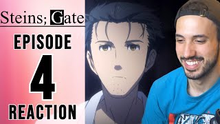 SteinsGate Episode 4 Reaction  IBN 5100 [upl. by Anirpas]