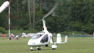 Gyrocoptair AutoGyro Cavalon landing at Airfield Ferlach  DMCAV [upl. by Omor]