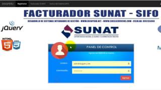 FACTURADOR SUNAT  GRATIS [upl. by Niel378]