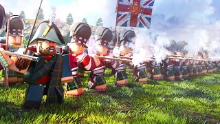 First Ever Full ROBLOX MUSKET BATTLE Simulation in Roblox Napoleonic Wars Game [upl. by Staci]