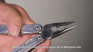 Multiherramienta Leatherman Wingman review en español [upl. by Filiano]