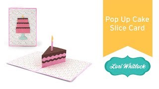 Pop Up Cake Slice Card [upl. by Atiniuq]