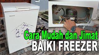 Cara Mudah baiki Freezer  Peti ais DIY  How to Repair Freezer Easy and Cheap [upl. by Gellman485]