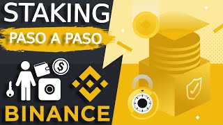 Como hacer staking en binance paso a paso 2024 [upl. by Amehsyt156]