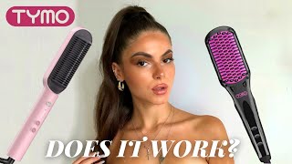 TESTING THE TYMO STRAIGHTENING BRUSHES  HONEST REVIEW [upl. by Aliled]