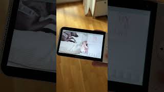 Daddy Tommis Adorable Duo Monitoring Baby S and Their Fur Baby with Babysense Max View [upl. by Soloma19]