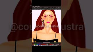 Digital fashion illustration shorts fashion [upl. by Horace]