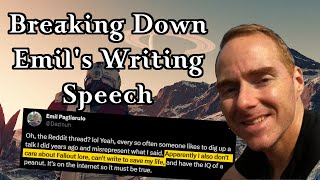 Breaking Down Emil Pagliarulos Writing Speech [upl. by Areema300]