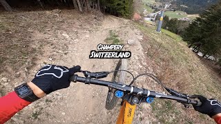 CHAMPERY  WORLD CUP TRACK  FULL RUN [upl. by Adelina]