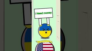 Ukraine requests US aid in 2023 2024 and 2025 countryballs usa ukraine 2024 [upl. by Odlanor126]