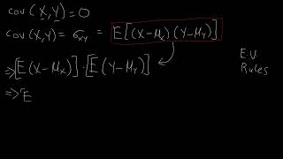 Proof CovXY0 if X and Y are independent random variablesDougherty Review Chapter Econometrics [upl. by Rosemari]