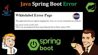 Java Spring Boot Error Whitelabel Error Page and Error Code 404  Eclipse IDE Hindi [upl. by Veats983]