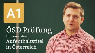 ÖSD A1 Prüfung Deutsch für den ersten Aufenthaltstitel in Österreich [upl. by Ahsitruc115]