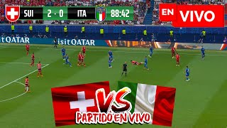 🔴 SUIZA VS ITALIA PARTIDO EN VIVO  EUROCOPA 2024 OCTAVOS DE FINAL  SWITZERLAND VS ITALY LIVE MATCH [upl. by Llenart181]