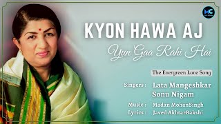 Kyon Hawa Lyrics  Lata Mangeshkar RIP Sonu Nigam  Shah Rukh Khan Preity Zinta  VeerZaara [upl. by Judy455]