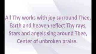 Joyful Joyful We Adore Thee with Lyrics by Collin Raye [upl. by Arihday97]