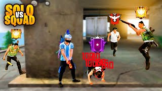 FUI SOZINHO CONTRA SQUAD DE DESAFIANTE SOLO VS SQUAD FREE FIRE [upl. by Ellatsyrc]