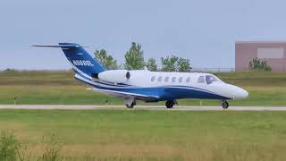 2004 Cessna 525A CitationJet CJ2  Taxi amp Takeoff  New Century AirCenter JCIKIXD  N888GL [upl. by Yrrok]